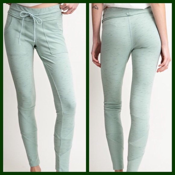 THE BOOKMARK Pants - NEW! JEGGINGS IN A BASIL MINT COLOR.